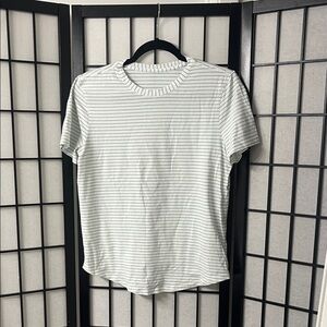Classic Striped Tee in White and Black
